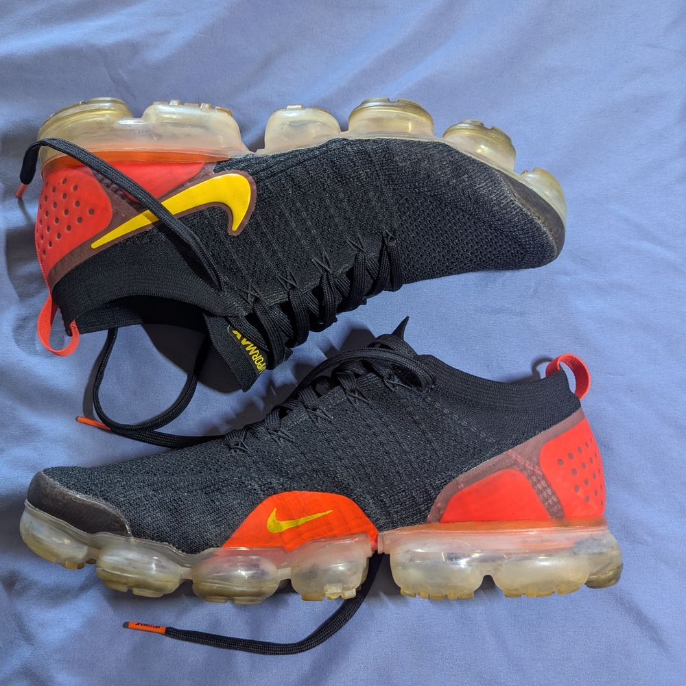Nike Black and Red Athletic Shoes